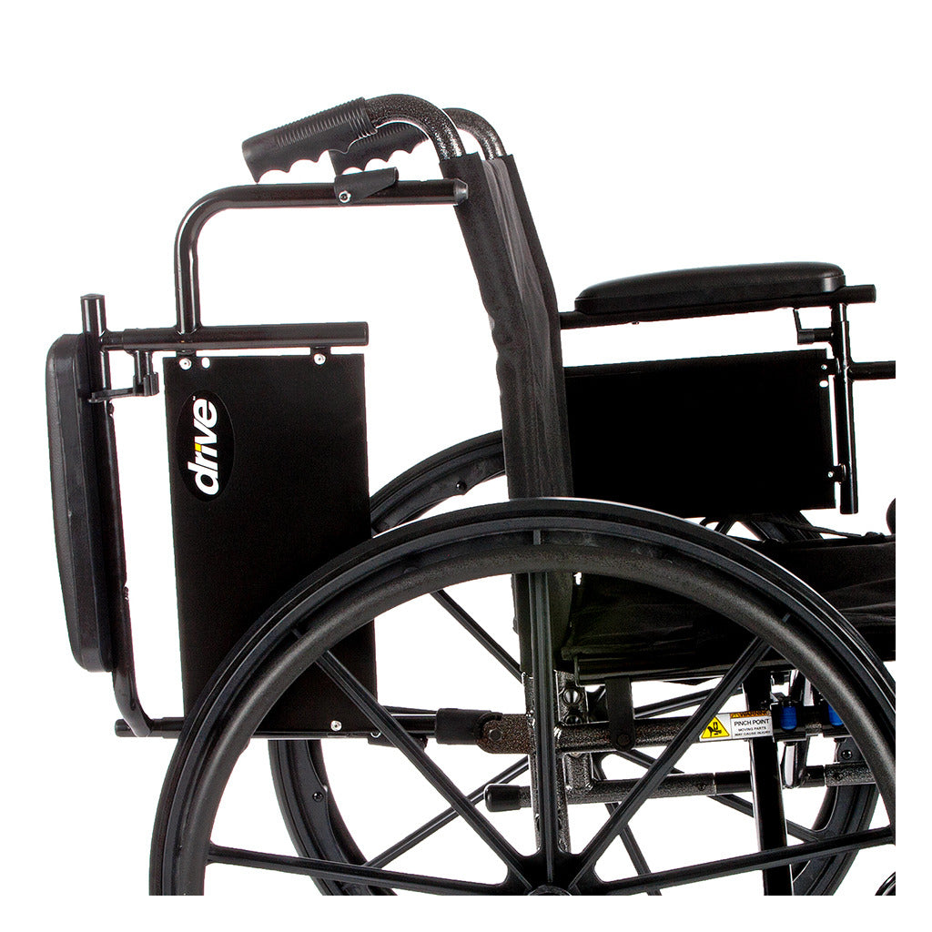 Drive Medical Cruiser X4 Wheelchair - Adjustable and Easy-to-Transport