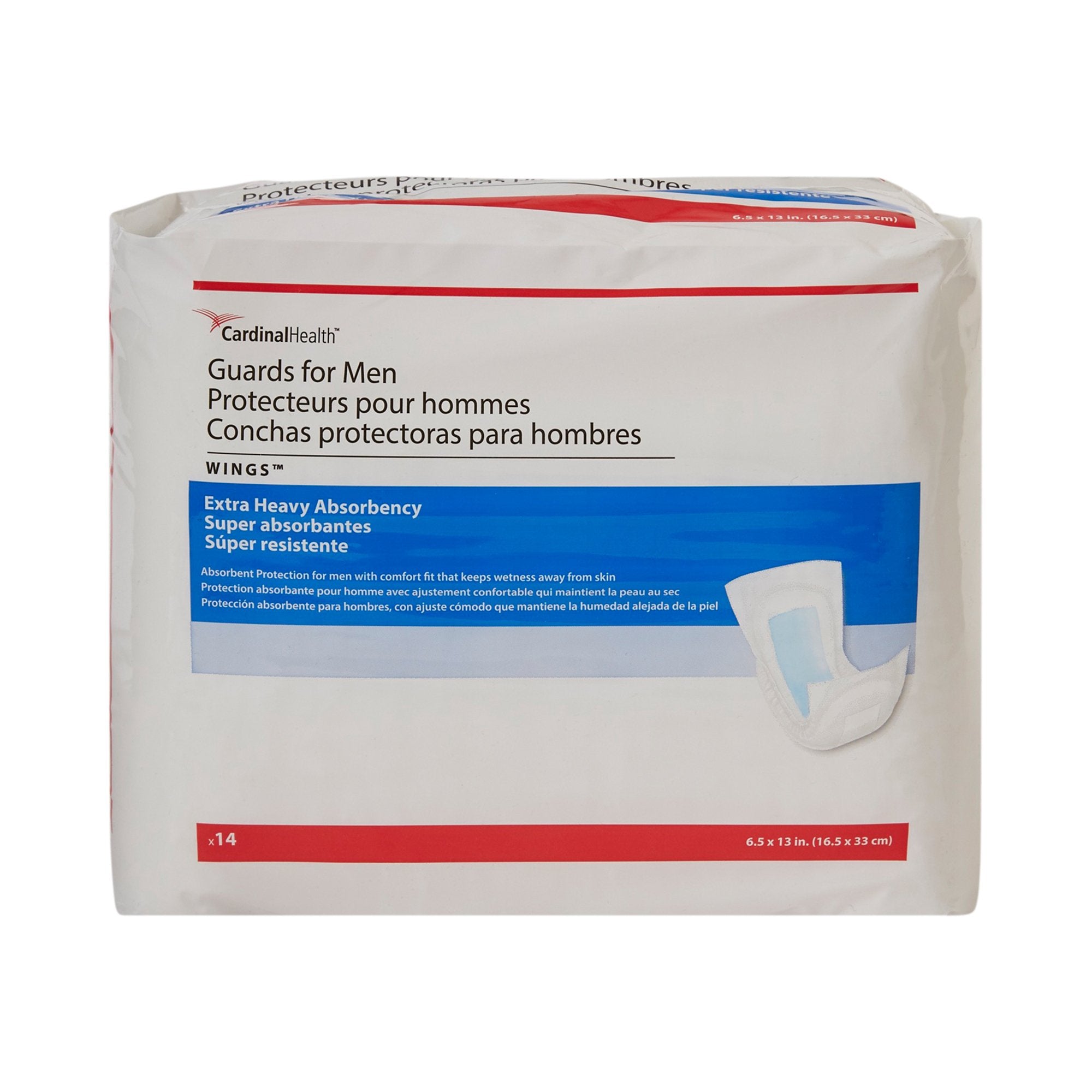 Sure Care Bladder Control Pads for Men, 6.5