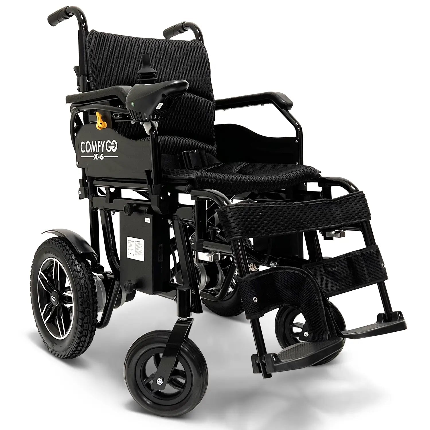 X-6 Lightweight Foldable Electric Wheelchair – Travel-Approved, 13-Mile Range