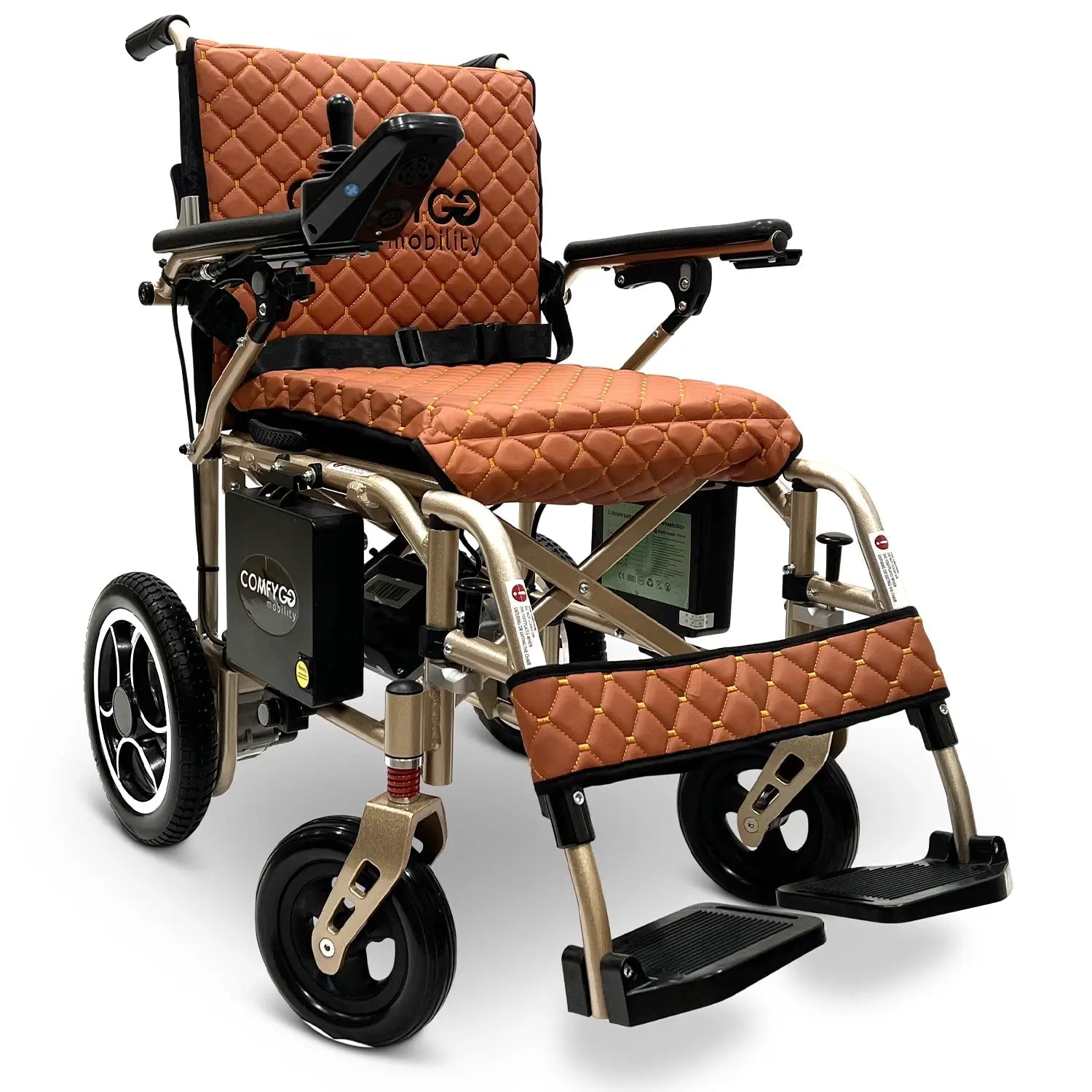 X-7 Foldable Lightweight Travel Electric Wheelchair – Remote Controlled and Airline Approved