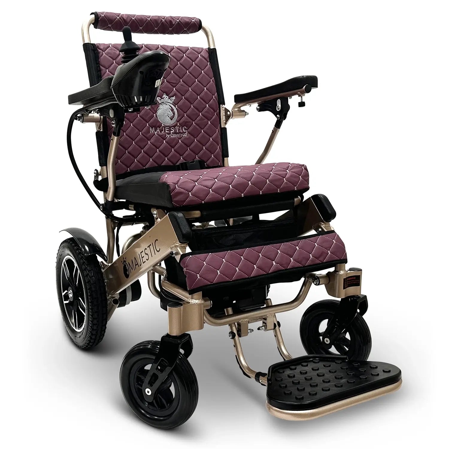 MAJESTIC IQ-8000 Lightweight Electric Wheelchair – Remote Controlled, Airline Approved