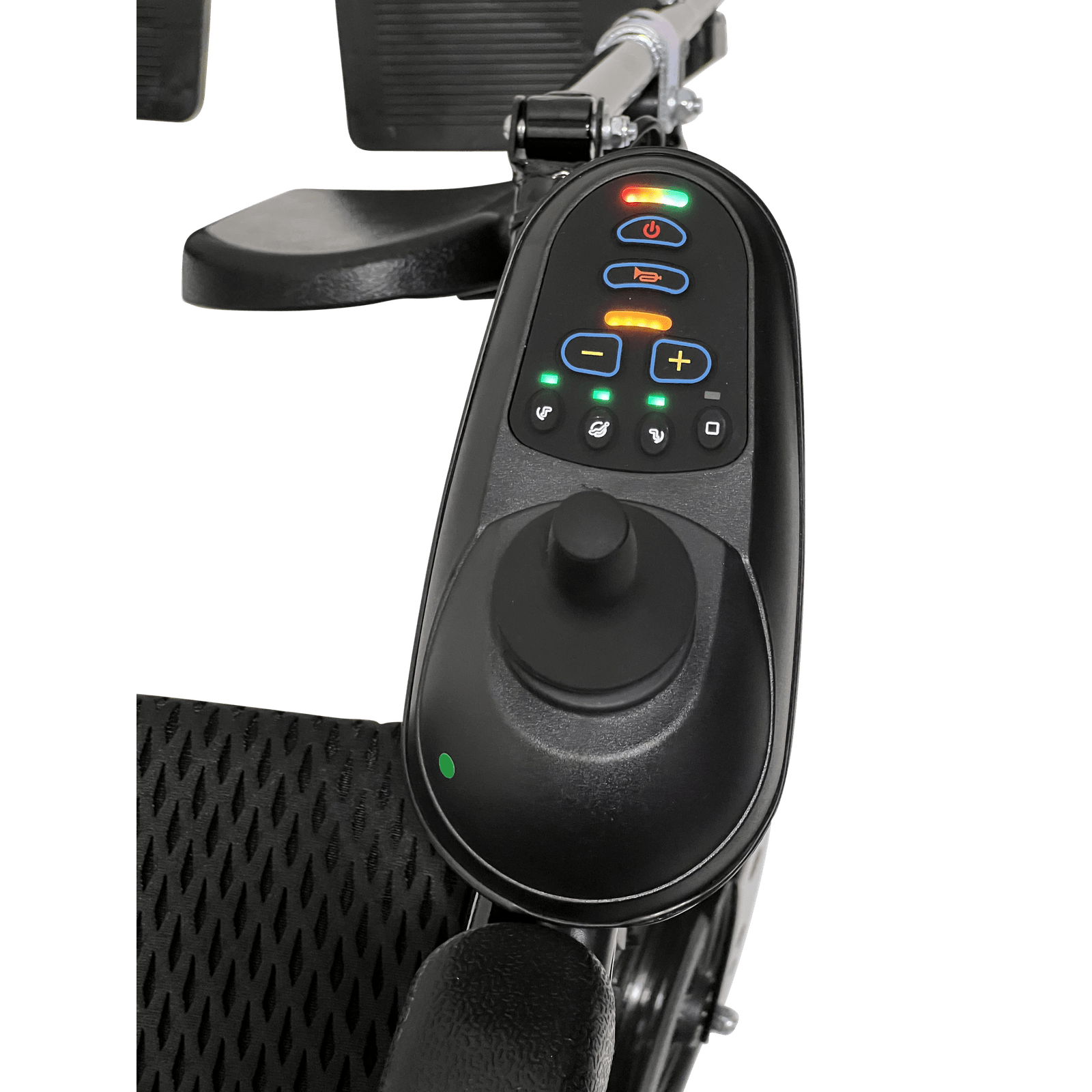 X-9 Foldable Electric Wheelchair with Automatic Reclining Backrest & Lifting Leg Rests