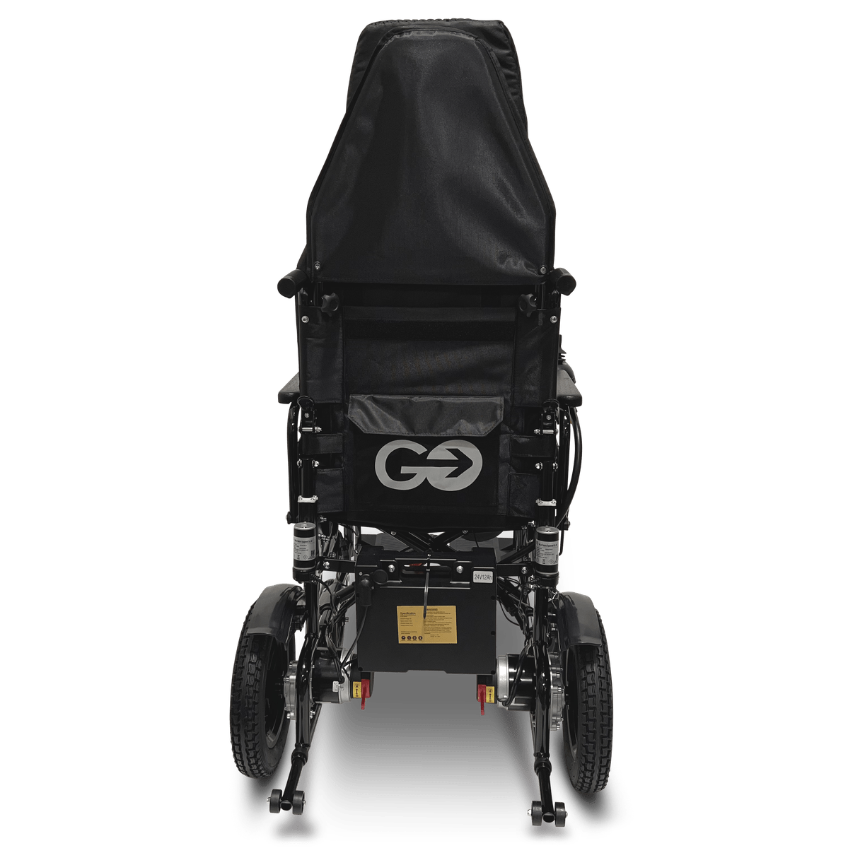 X-9 Foldable Electric Wheelchair with Automatic Reclining Backrest & Lifting Leg Rests