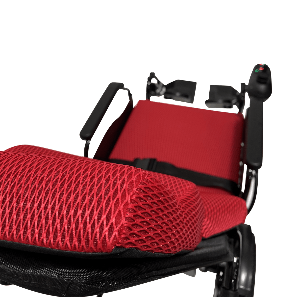 X-9 Foldable Electric Wheelchair with Automatic Reclining Backrest & Lifting Leg Rests