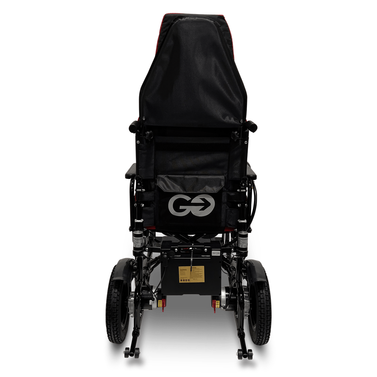 X-9 Foldable Electric Wheelchair with Automatic Reclining Backrest & Lifting Leg Rests