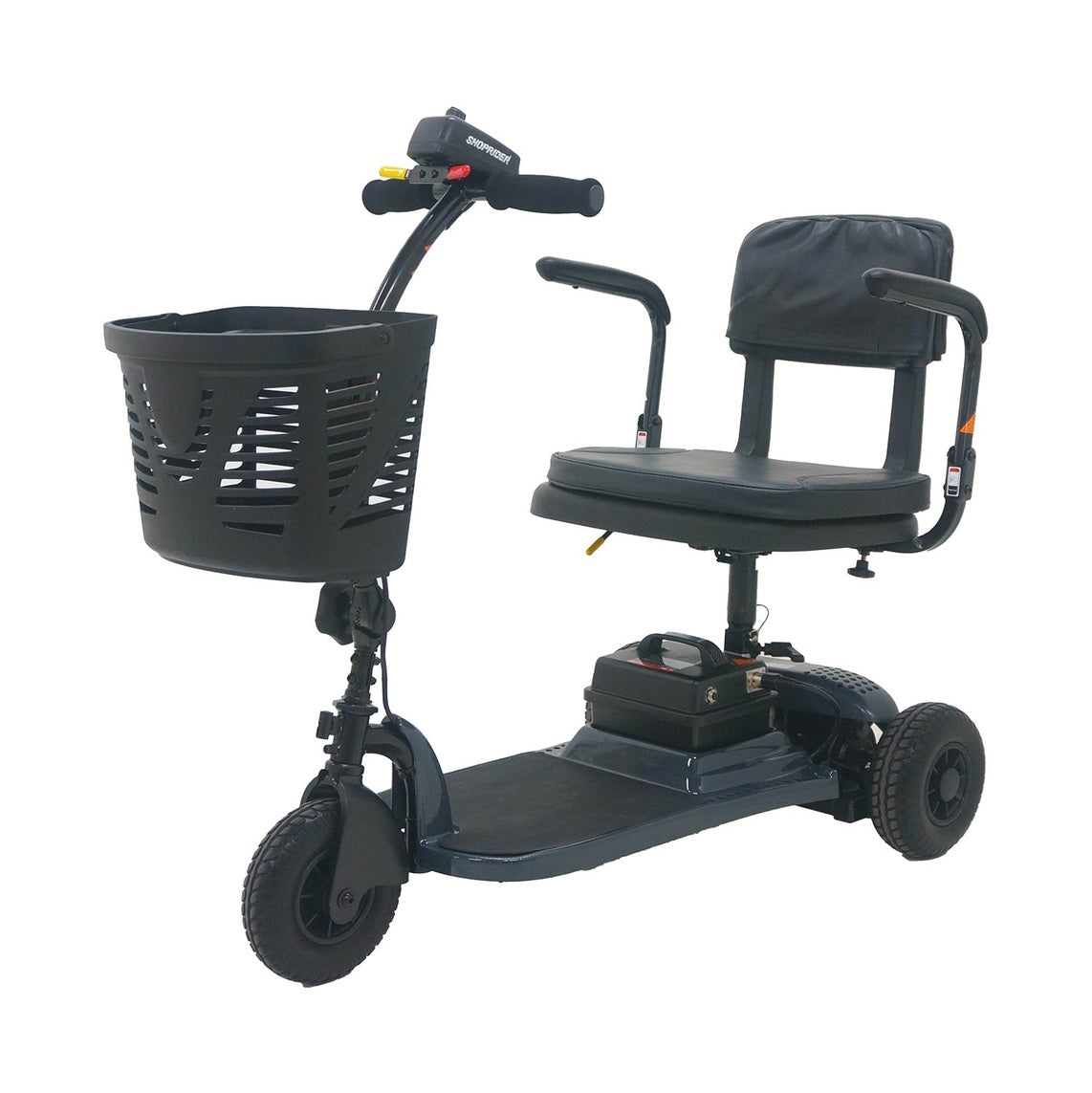 Shoprider Echo+ 3-Wheel Mobility Scooter – Lightweight, Portable in Grey