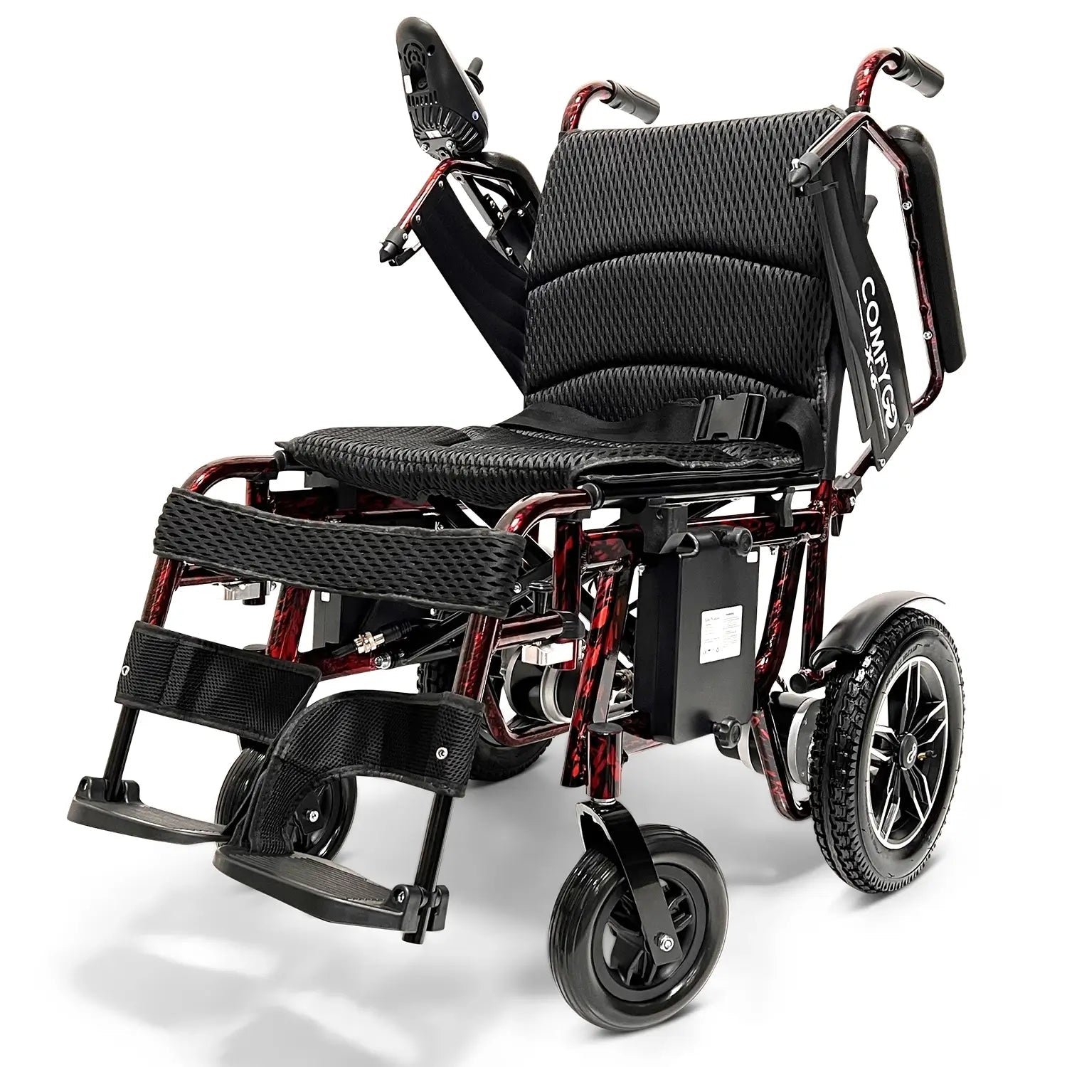 X-6 Lightweight Foldable Electric Wheelchair – Travel-Approved, 13-Mile Range