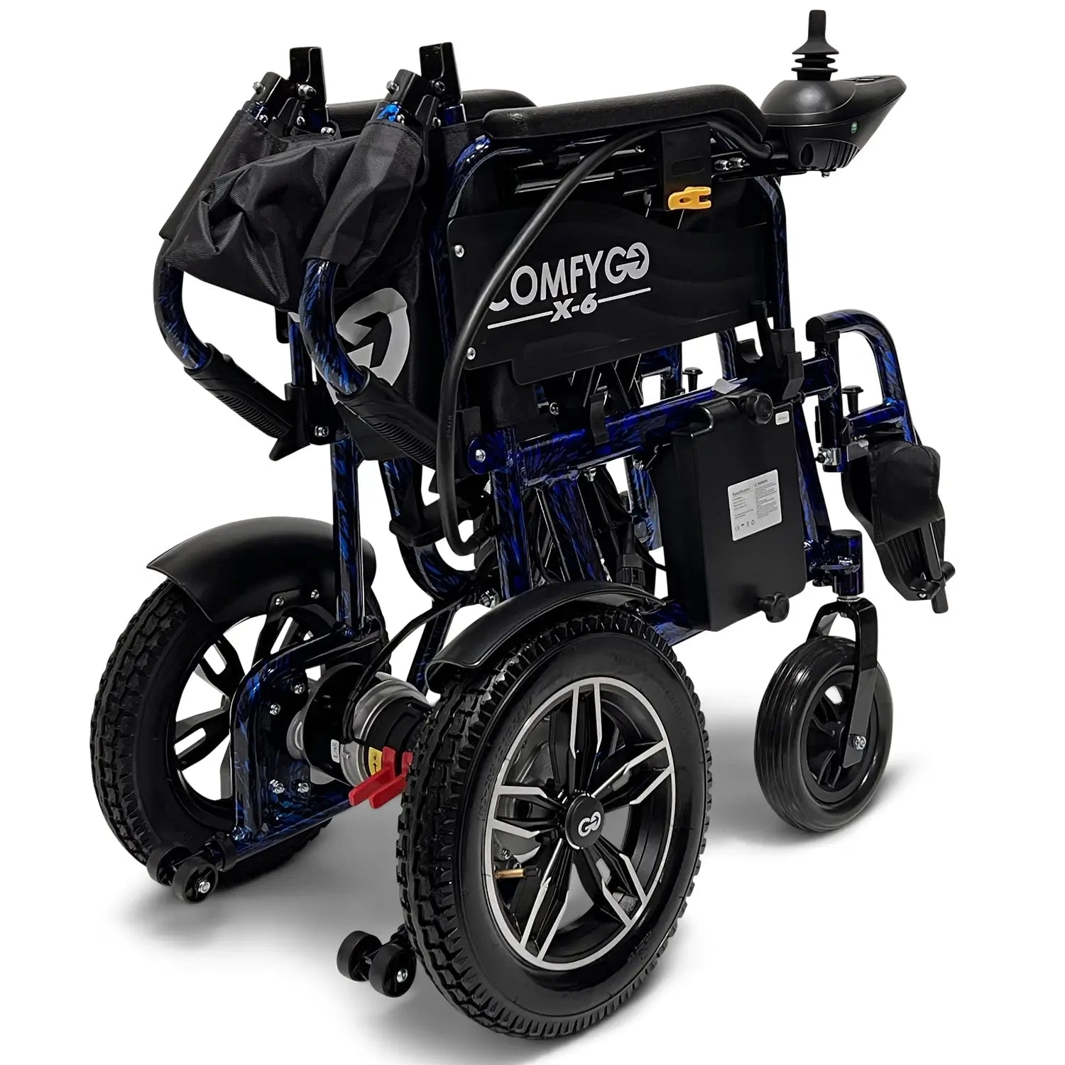 X-6 Lightweight Foldable Electric Wheelchair – Travel-Approved, 13-Mile Range
