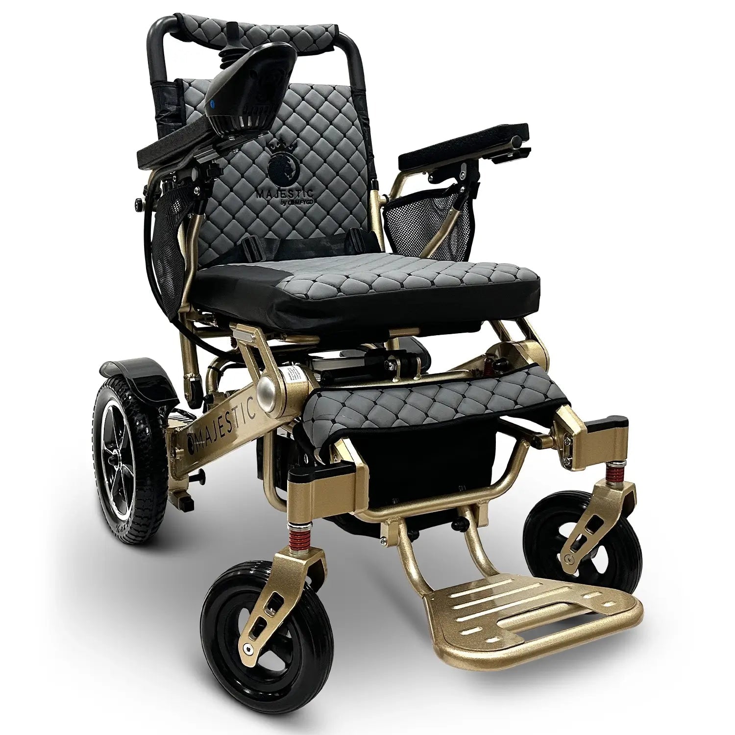 MAJESTIC IQ-7000 Remote Controlled Electric Wheelchair – Lightweight, Travel-Approved