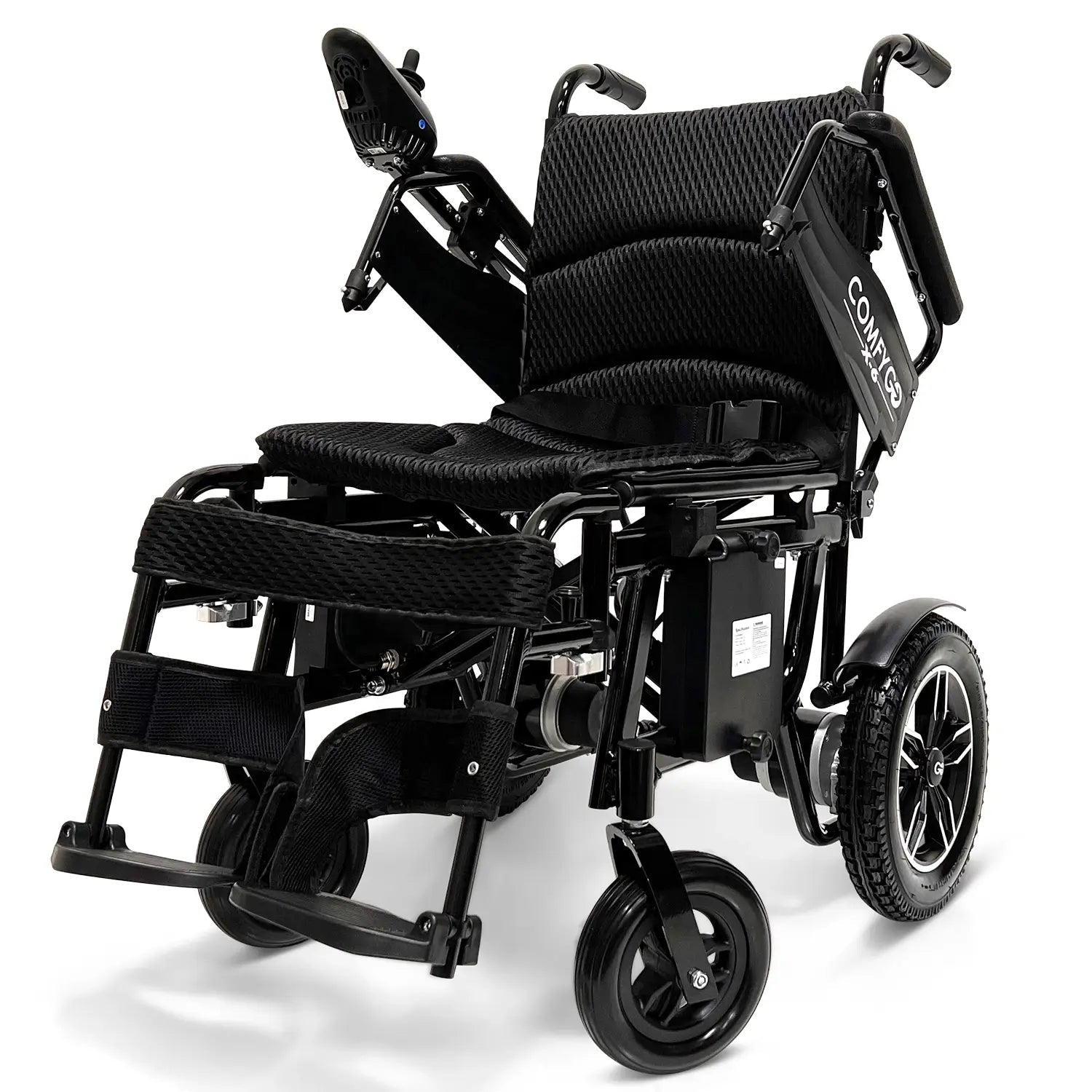 X-6 Lightweight Foldable Electric Wheelchair – Travel-Approved, 13-Mile Range