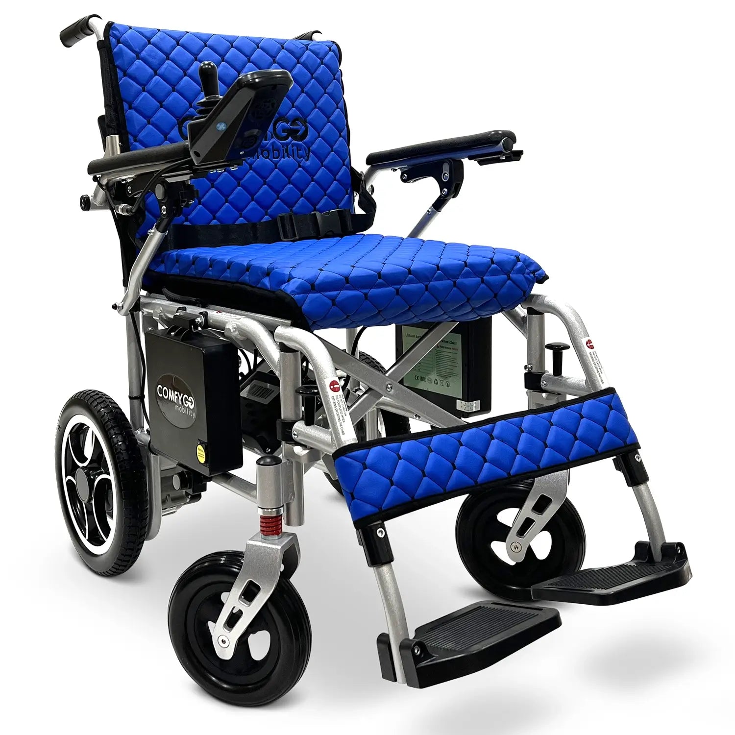 X-7 Foldable Lightweight Travel Electric Wheelchair – Remote Controlled and Airline Approved
