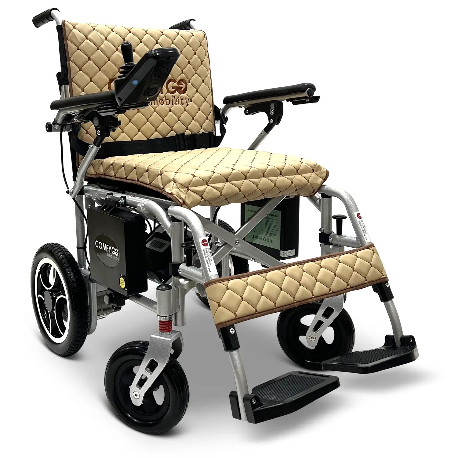 X-7 Foldable Lightweight Travel Electric Wheelchair – Remote Controlled and Airline Approved