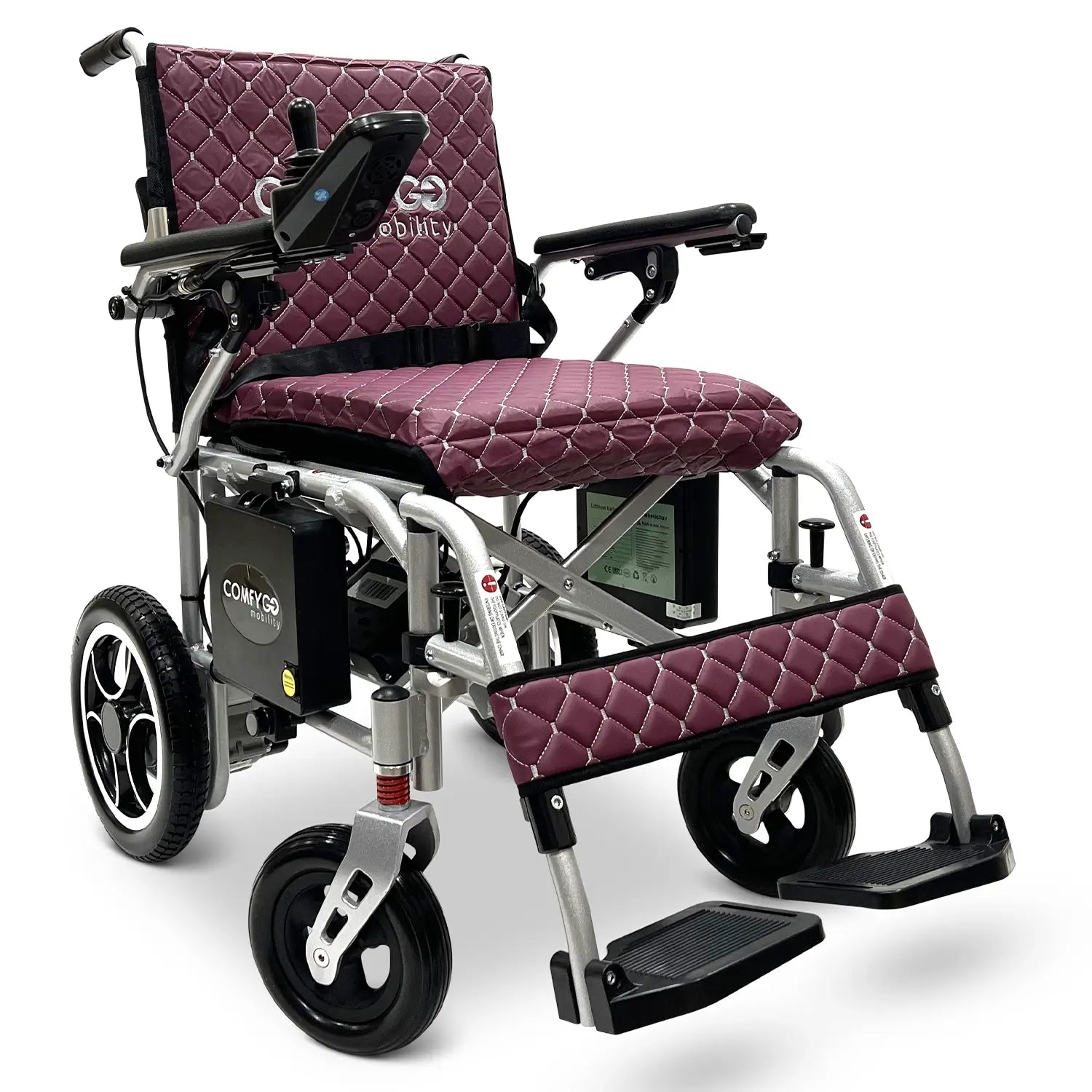 X-7 Foldable Lightweight Travel Electric Wheelchair – Remote Controlled and Airline Approved