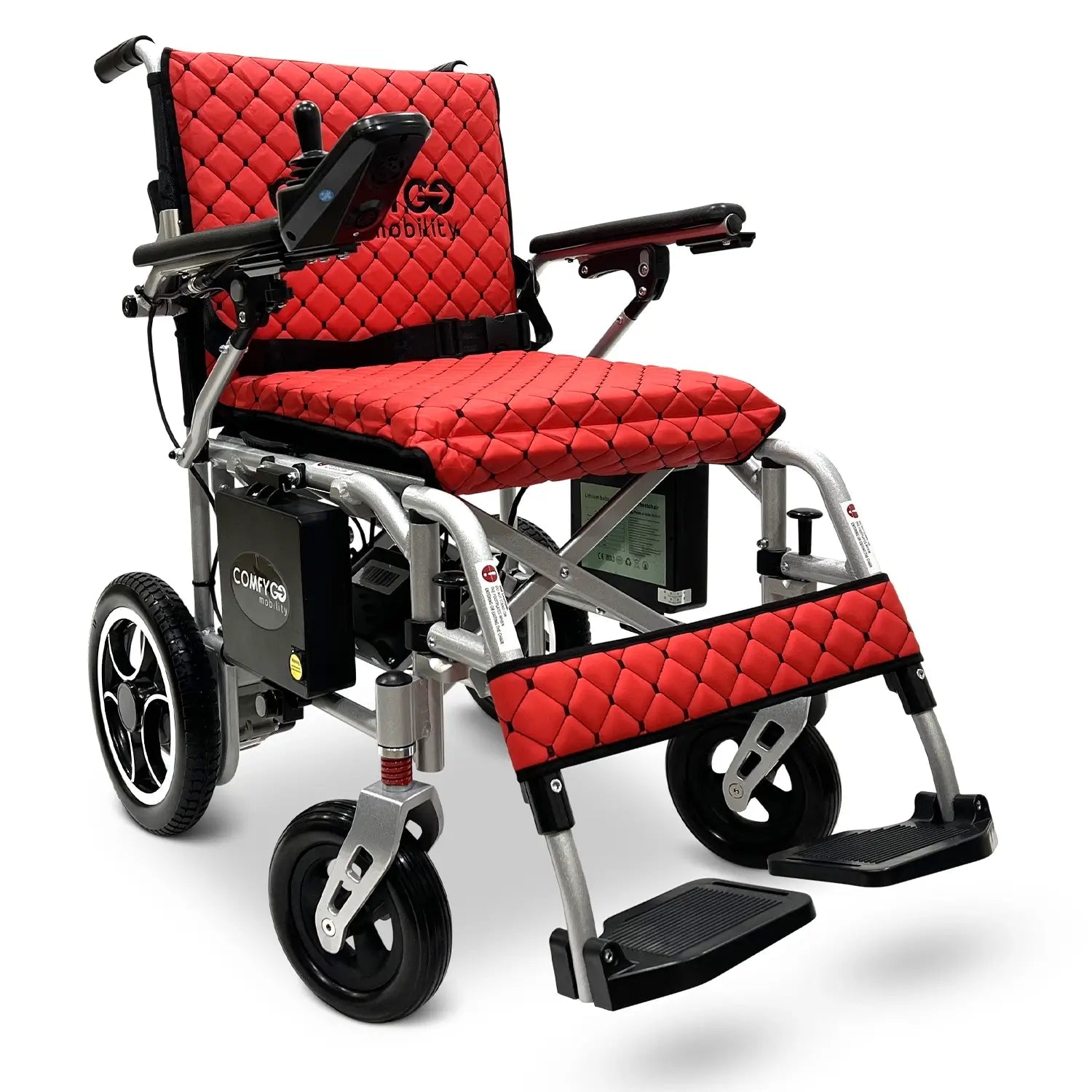 X-7 Foldable Lightweight Travel Electric Wheelchair – Remote Controlled and Airline Approved
