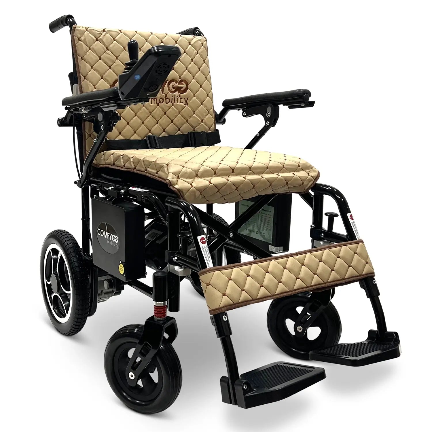 X-7 Foldable Lightweight Travel Electric Wheelchair – Remote Controlled and Airline Approved