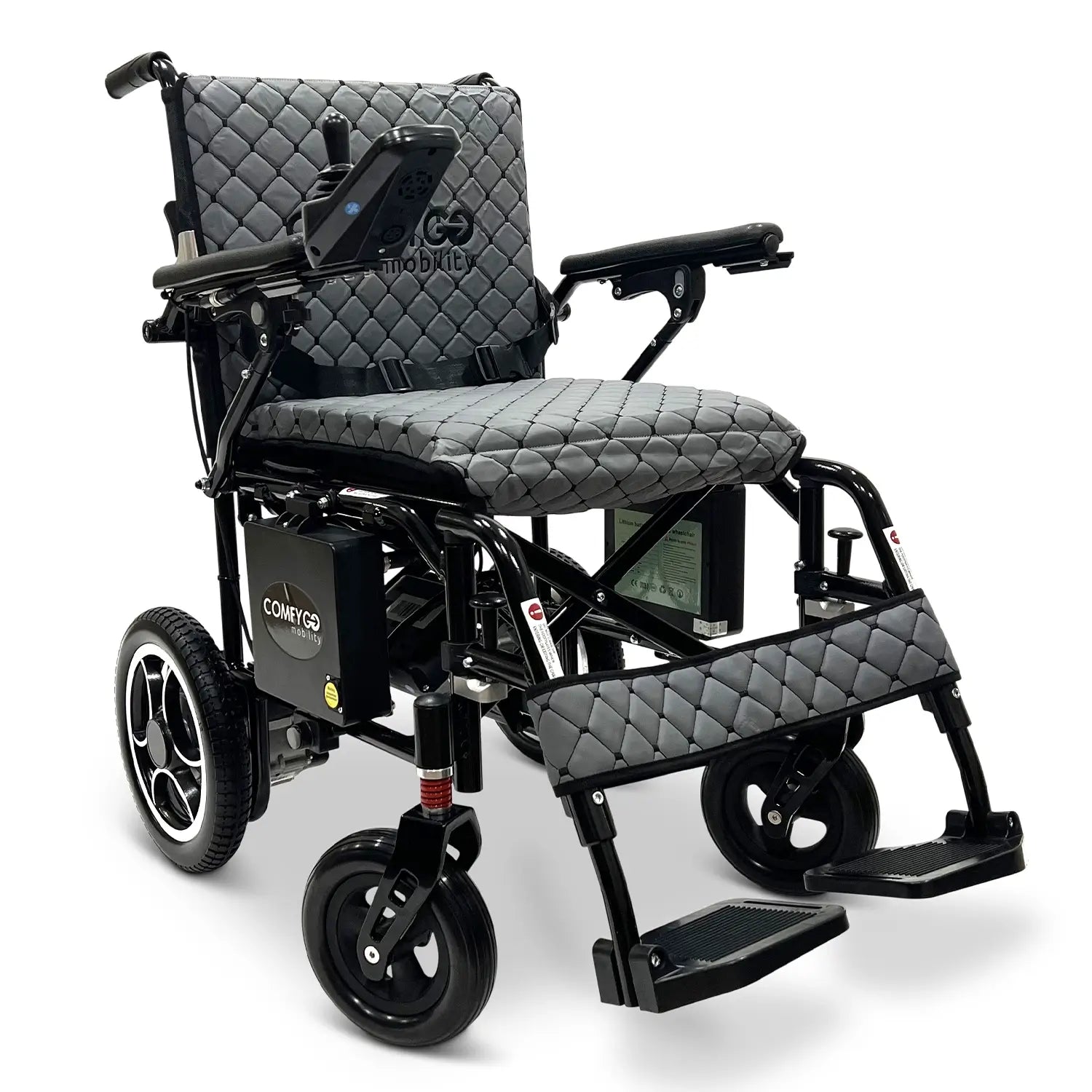 X-7 Foldable Lightweight Travel Electric Wheelchair – Remote Controlled and Airline Approved