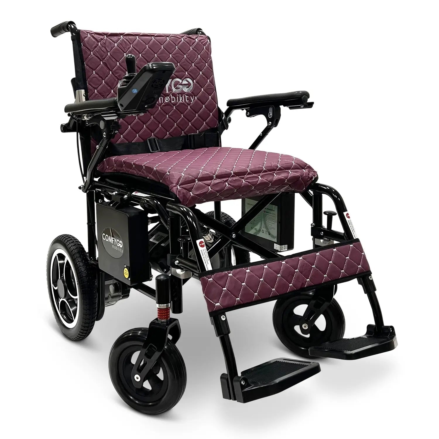 X-7 Foldable Lightweight Travel Electric Wheelchair – Remote Controlled and Airline Approved