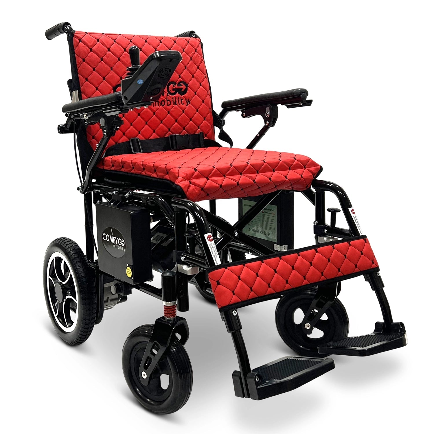 X-7 Foldable Lightweight Travel Electric Wheelchair – Remote Controlled and Airline Approved