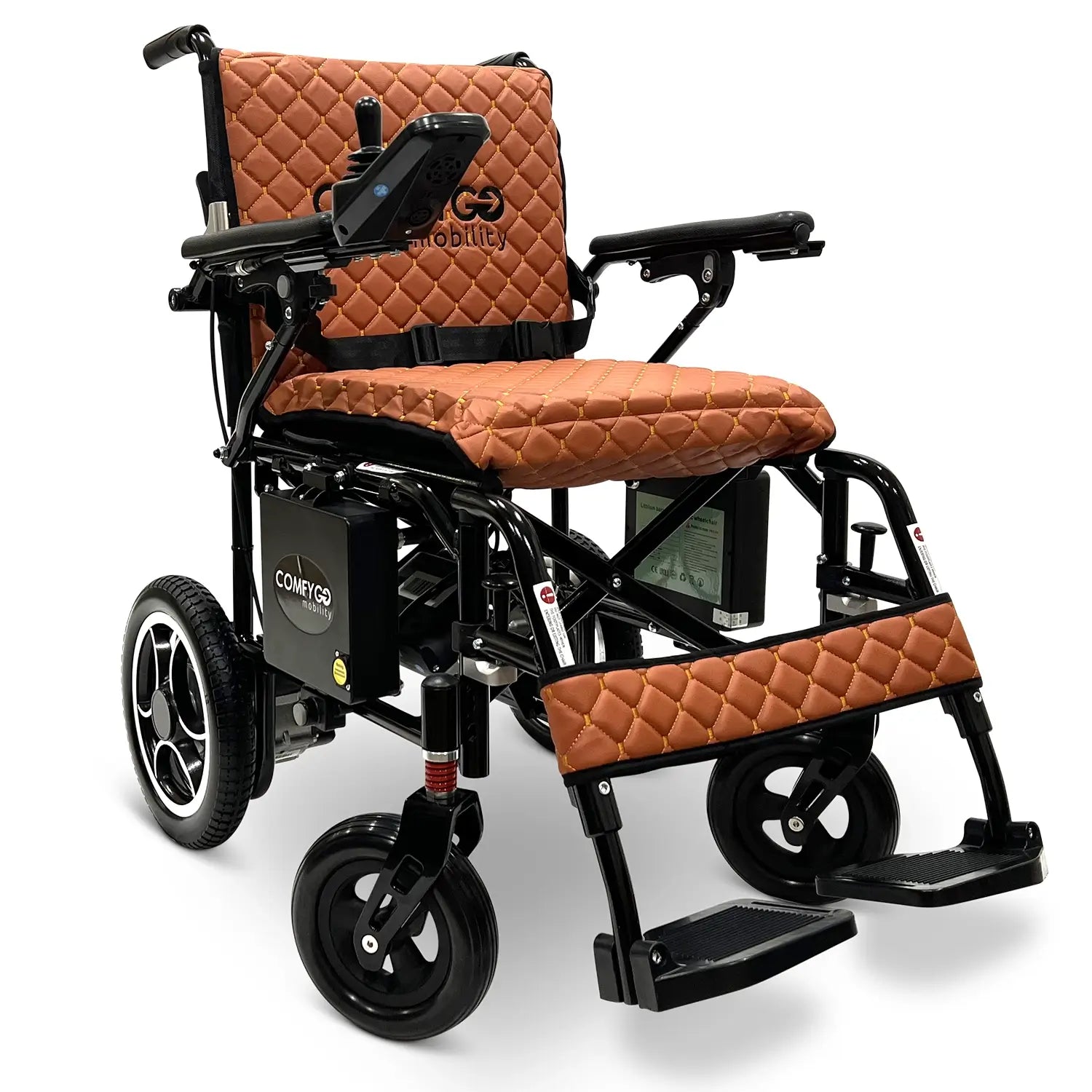 X-7 Foldable Lightweight Travel Electric Wheelchair – Remote Controlled and Airline Approved