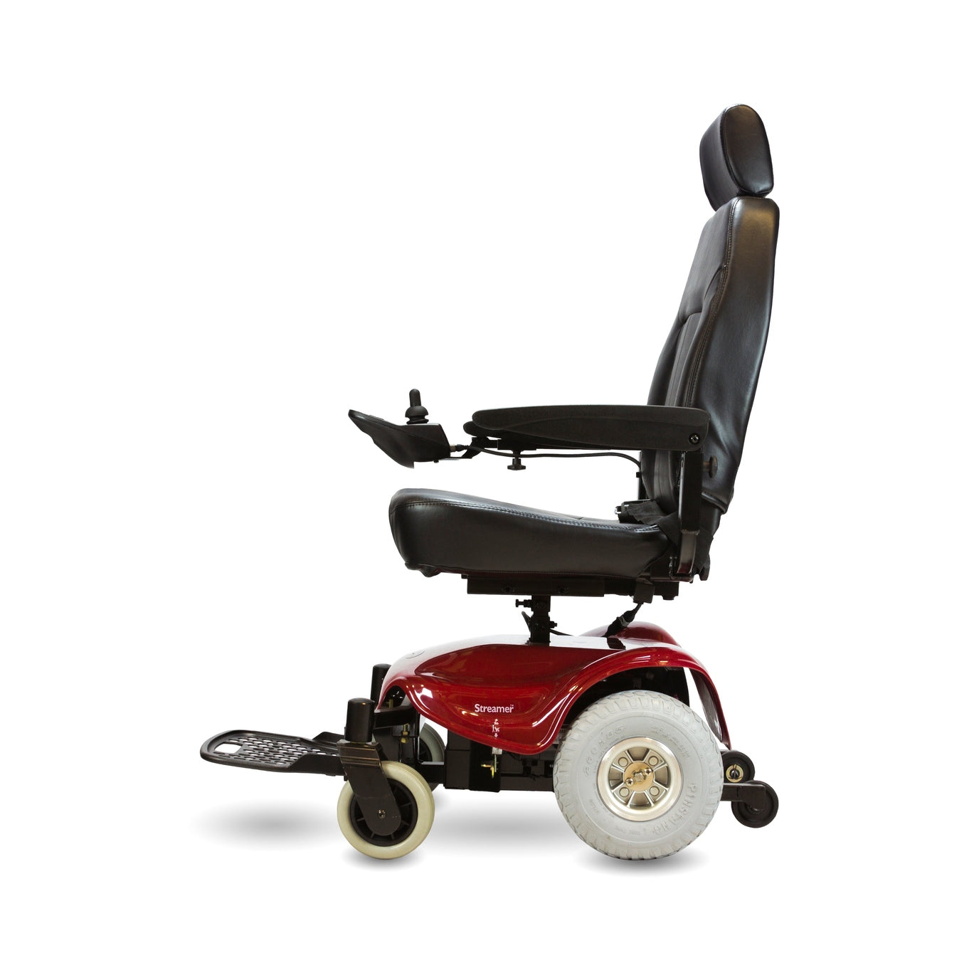 Shoprider Streamer Sport Mid-Size Power Chair - 300 Lbs Capacity in Red