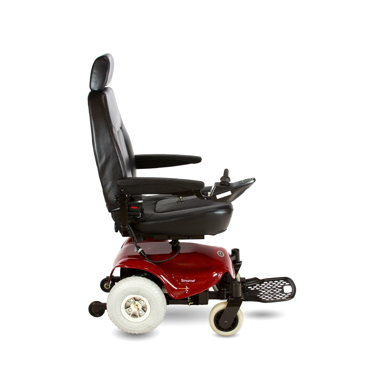 Shoprider Streamer Sport Mid-Size Power Chair - 300 Lbs Capacity in Red