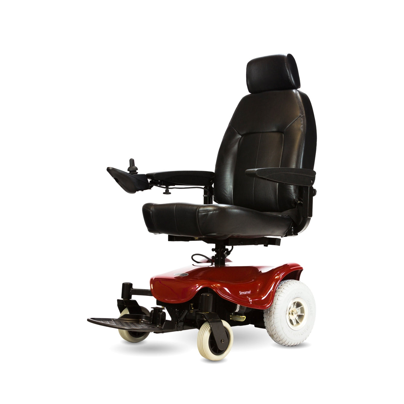 Shoprider Streamer Sport Mid-Size Power Chair - 300 Lbs Capacity in Red