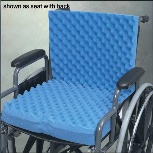 Eggcrate Wheelchair Cushion with Back
